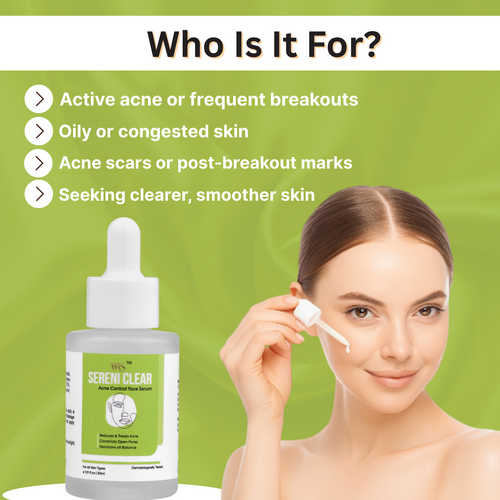 WHITEROSESHINE SERENI CLEAR ACNE CONTROL FACE SERUM (PACK OF 2)