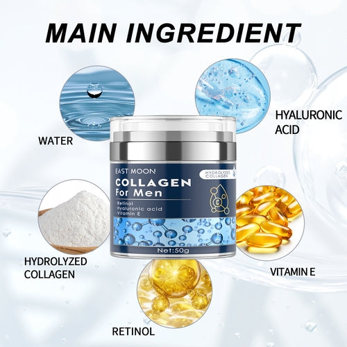 East Moon Collagen Cream, Fade Fine Lines Wrinkle Tight Facial Skin